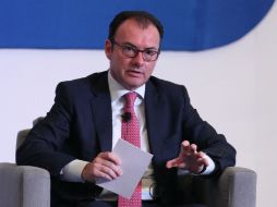 Videgaray afirmó que, a pesar del entorno externo complejo, México crece con baja inflación. EFE / M. Guzmán