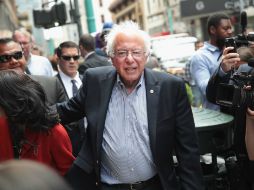 Sanders llega a los comicios de este martes con mil 567 delegados. AFP / S. Olson