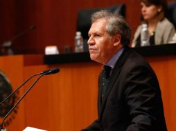 El conflicto entre Venezuela y la OEA incrementó cuando Almagro (foto) invocó la Carta Democrática. EFE / ARCHIVO