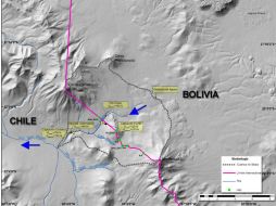 Para Chile, el Silala es un río internacional, en tanto que Bolivia lo considera un manantial desviado artificialmente. EFE / Ministerio de relaciones exteriores