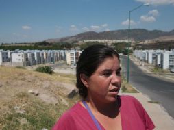 Ana Lilia, residente de Valle de los Molinos, afectada por la falta de transporte en Zapopan. EL INFORMADOR / M. Vargas