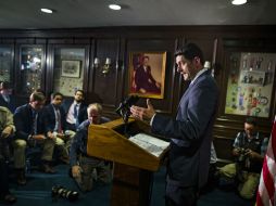 La semana pasada, el líder republicano hizo oficial su apoyo a Trump de cara a las elecciones de noviembre. EFE / ARCHIVO