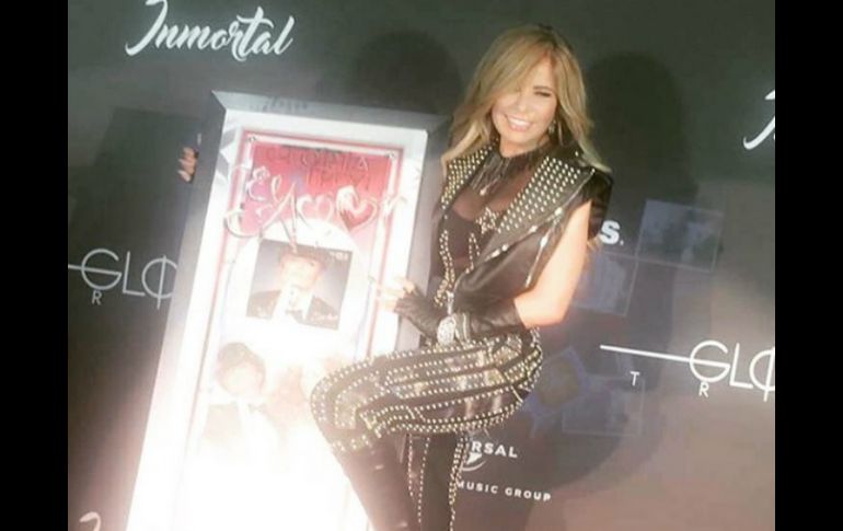 Asegura que está muy emocionada con todo lo que le está pasando en su vida personal y en su desarrollo profesional. INSTAGRAM / gloriatrevi