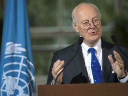 De Mistura, el comisionado de la ONU para el conflicto sirio, recuerda que antes han recibido permisos antes pero no se entregó ayuda. EFE / ARCHIVO
