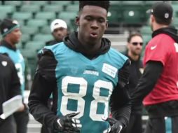 Hurns debe cubrir totalmente su cuerpo para evitar el contacto directo con el pasto. ESPECIAL / nfl.com