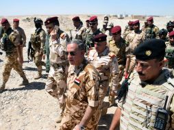 En la actualidad hay en curso varias ofensivas militares de las tropas iraquíes y kurdas para expulsar al EI de Nínive. EFE / N. Aamer