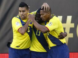 Antonio Valencia anotó el cuarto tanto para Ecuador al minuto 78. AP / J. Cortez