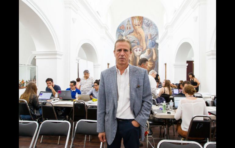 Juan Cano, presidente del Instituto Tecnológico del Hábitat y encargado del ejercicio. EL INFORMADOR / P. Franco