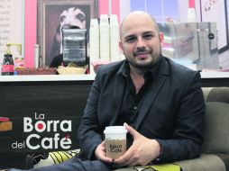 León Reffreger, creador de la Borra del Café y ganador del premio Adolf Horn al joven emprendedor del año. EL INFORMADOR / K. Gómez