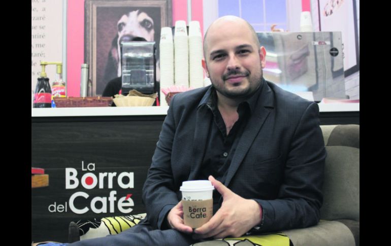 León Reffreger, creador de la Borra del Café y ganador del premio Adolf Horn al joven emprendedor del año. EL INFORMADOR / K. Gómez