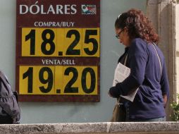 Estiman que para este día, el tipo de cambio cotice entre 18.87 y 18.98 pesos por unidad. SUN /