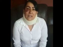 Ruiz Macías denuncia que el chofer del camión de ETN no hizo nada y le acusa de ser cómplice de los delincuentes. FACEBOOK / Adolfo Micalco Mendez