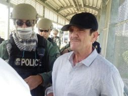 La Sedena y la Semar realizaron un operativo para resguardar el arribo del narcotraficante. NTX / ESPECIAL