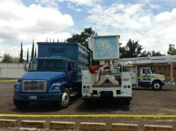 El accidente ocurrió en el interior de una empresa ubicada sobre Mariano Otero y Paseo de los Cedros. ESPECIAL / Bomberos de Zapopan