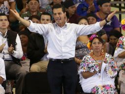 Peña Nieto hará el anuncio oficial de la puesta en marcha del nuevo modelo de justicia penal en el Bosque de Chapultepec. NTX / H. Borges