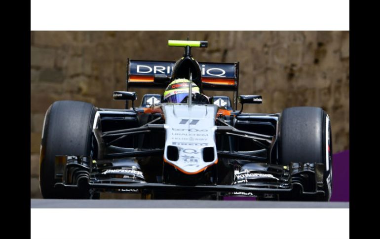 El mexicano tuvo un buen acercamiento al circuito, ya que abrió sexto, lo que ilusiona para ir por un buen sitio este fin de semana. AFP / A. Isakovic