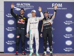 Tras la ronda de clasificación, Nico Rosberg logra su 'pole' número 25; Daniel Ricciardo finaliza tercero. EFE / V. Xhemaj