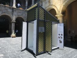 El prototipo mide 1.85 metros de frente por 2.8 metros de profundidad, considerado insuficiente por los comerciantes. EL INFORMADOR / R. Tamayo