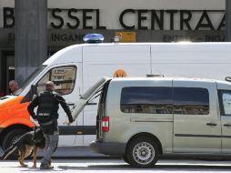 Policpias y equipo canino apoyan en la vigilancia de lugares públicos. EFE / J. Warnand