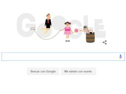 En el 'doodle' interactivo se aprecia a La Popis, Kiko y el Chavo jugando. ESPECIAL / google.com