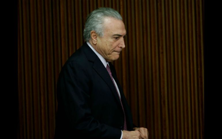 Michel Temer habría pedido financiación ilegal para una campaña en 2012. EFE / F. Bizerra