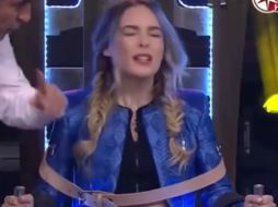 Belinda participó en días pasados en el juego de 'La silla eléctrica'. INSTAGRAM / @belindapop
