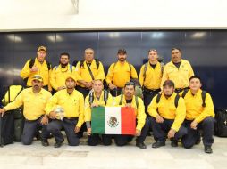 El pasado 4 de junio, los combatientes salió a integrarse a los trabajos de control y liquidación de siniestros. TWITTER / @conafor