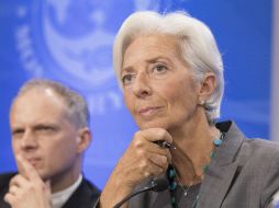 La directora Christine Lagarde remarcó que la primera economía mundial se encuentra en buena forma. EFE / S. Jaffe
