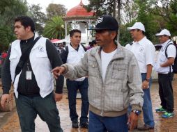 Personal de la Comisión Nacional de los Derechos Humanos realiza recorrido por el lugar de los hechos violentos de este fin de semana. SUN / E. Hernández