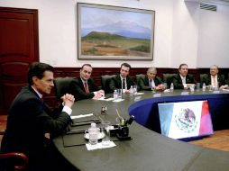 En conferencia de prensa, Sánchez fue cuestionado si se planea acudir a derecho de veto como solicitaron los empresarios ayer. NTX / CORTESÍA