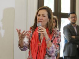 Zavala estuvo en Guadajalara para presidir el 'Diálogo sobre el futuro de la cultura, las artes y el diseño'. EL INFORMADOR / A. Camacho