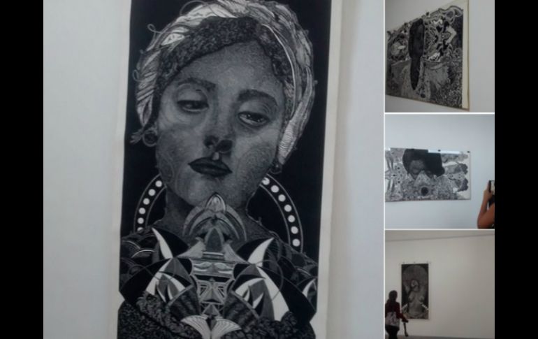 La exhibición 'Gran Formato' está conformada por 12 grabados en las que retrata a mujeres de distintos lugares. EL INFORMADOR / @info_IlseA