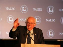 ''Nuestro país necesita a alguien que nos una, no que nos divida'', agregó en la conferencia que se celebra en Washington. EFE / I. Benedicto