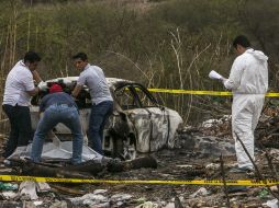 Los tres cuerpos calcinados estaban dentro de un vehículo. EFE / E. Serrato