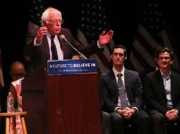 Sanders dice que su intención ahora será representar a quienes votaron por él, para animarlos a formar parte del proceso democrático. AFP / S. Platt