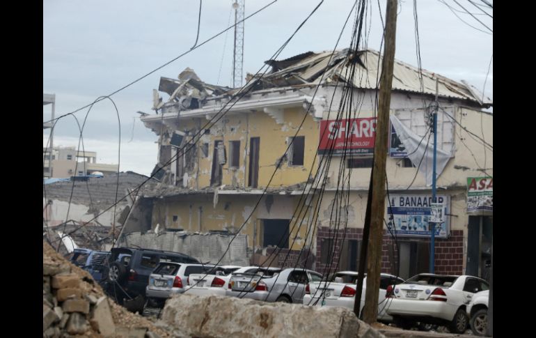 El atentado es reivindicado por Al Shabab, filial de Al Qaeda en Somalia. EFE / F. Abdi Warsameh