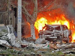 La policía militar acordonó el área del hospital después de la explosión. AP / ARCHIVO