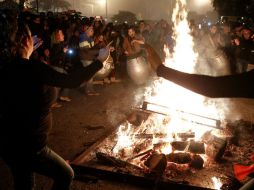 Celebración. La noche de San Juan celebra el solsticio de verano. EFE / I. Mazonni