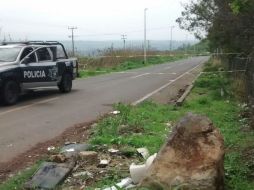 La UEPCyB también informa un derrumbe sobre la carretera Matatlán tras la lluvia nocturna. EL INFORMADOR /