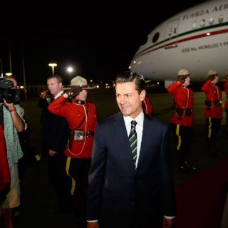 Peña Nieto llega a Canadá para visita de tres días