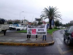 Los inconformes parten desde la Avenida Hidalgo a su cruce con Federalismo rumbo a Palacio de Gobierno. TWITTER / @MovilidadJal