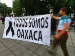 La CNTE hoy analizará la respuesta de Gobernación ''y seguramente va a estar el asunto de las movilizaciones''. AFP / ARCHIVO