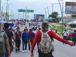La carta se da a conocer en el segundo día en que maestros de la CNTE mantienen bloqueos carreteros en Chiapas. SUN / O. León