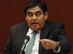 Miguel Barbosa dijo que su grupo analiza votar en abstención. SUN / ARCHIVO