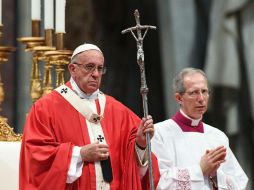 El pontífice dio un pequeño discurso tras al rezo del Ángelus. EFE / A. Di Meo