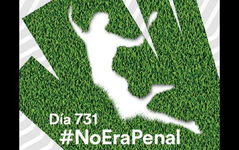 Las redes sociales recordaron el 'penal' retomando este hashtag. TWITTER / @SpotifyMexico