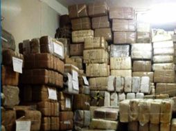 El laboratorio clandestino estaba en las inmediaciones del poblado El Corralejo. TWITTER / @SEMAR_mx