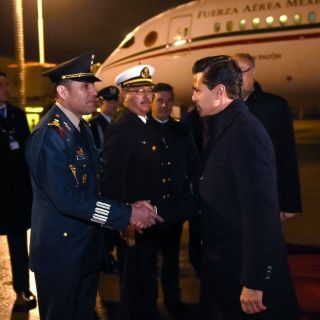 Enrique Peña Nieto llega a Chile