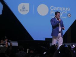 El único camino para el desarrollo es la innovación, dice Sandoval en la inauguración del Campus Party este jueves. EL INFORMADOR / E. Barrera