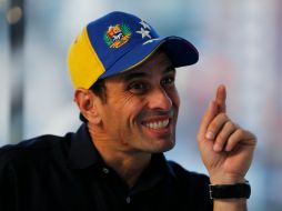 Capriles dijo estar seguro de que se recogerán más del número requerido de firmas. AP / ARCHIVO